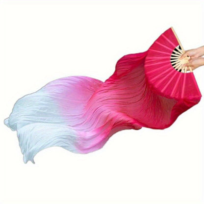 Hand Fan - Folding Set of 2 - 4 Colors Available, Portable for Dance Events Raves - product detail view 12