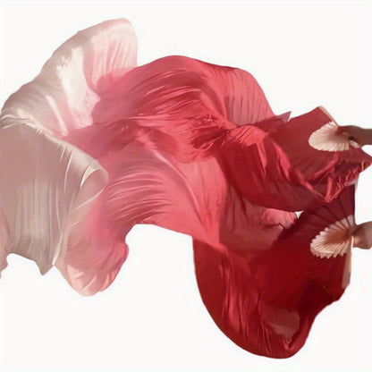 Hand Fan - Folding Set of 2 - 4 Colors Available, Portable for Dance Events Raves - product detail view 22