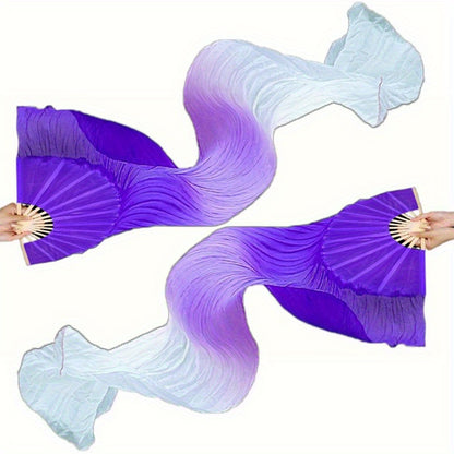 Hand Fan - Folding Set of 2 - 4 Colors Available, Portable for Dance Events Raves - product detail view 25