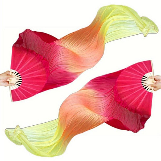 Hand Fans - Folding Dance 2 Pack - Women's for Carnival Performance Summer, 4 Colors - main product view
