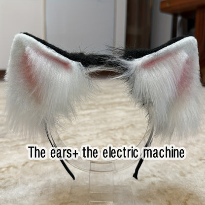 Headband for Women - Moving Cat Ears Electric Automatic & Touch-Responsive | USB Rechargeable - product detail view 5
