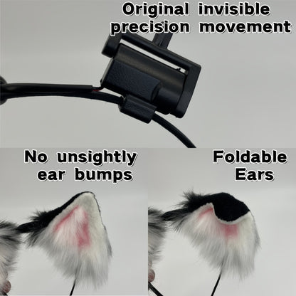 Headband for Women - Moving Cat Ears Electric Automatic & Touch-Responsive | USB Rechargeable - product detail view 9