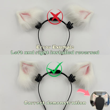Headband for Women - Moving Cat Ears Electric Automatic & Touch-Responsive | USB Rechargeable - product detail view 10