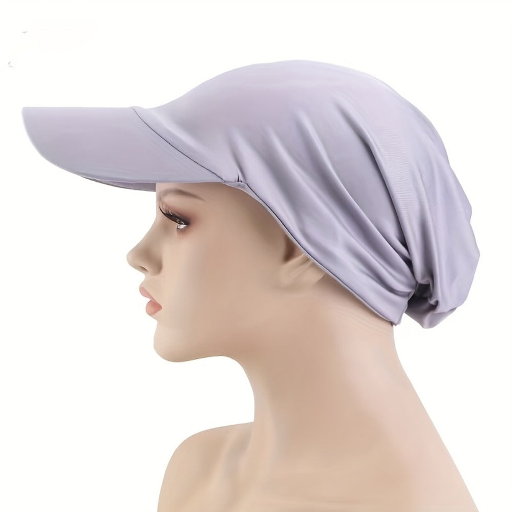 Headscarf - for Women Wide Brim Elastic Floral Pattern Head Wrap Outdoor Sun - product detail view 10