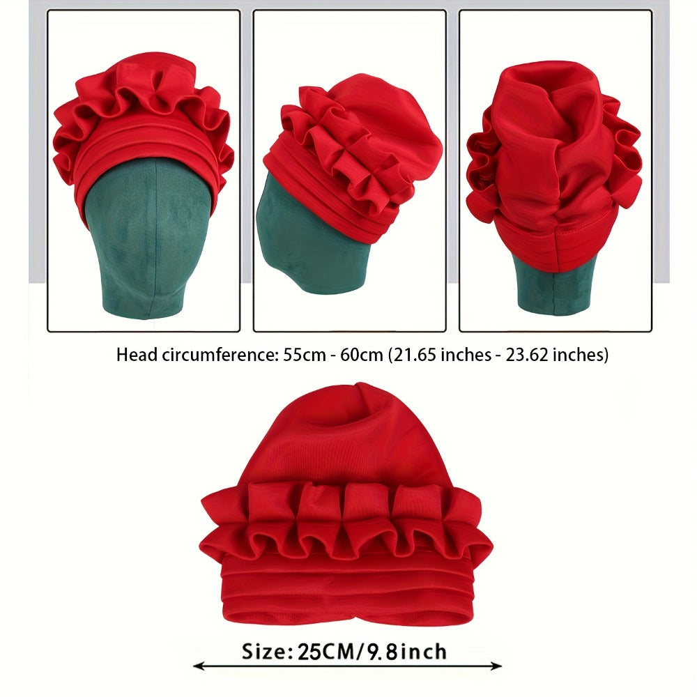Headwrap - Turban 4-Pack for Women Fashion Head Wrap Scarf Elegant Versatile Hair - product detail view 5