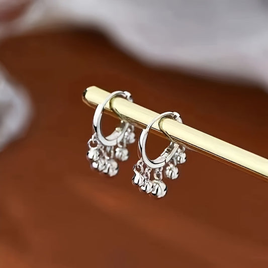 Hoop Earrings for Women - Sterling Silver with Zirconia Stones for 925 Hypoallergenic Sparkling for - main product view