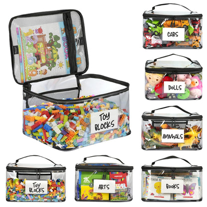Household Storage Bags - 6-Pack Zippered Clear TPU – view 5