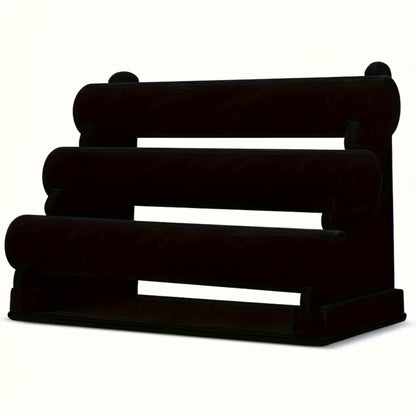 Jewelry Display Stand - 3-Tier Desktop Rack for Watches, Bracelets & Bangles Stylish Home Decor - product detail view 3