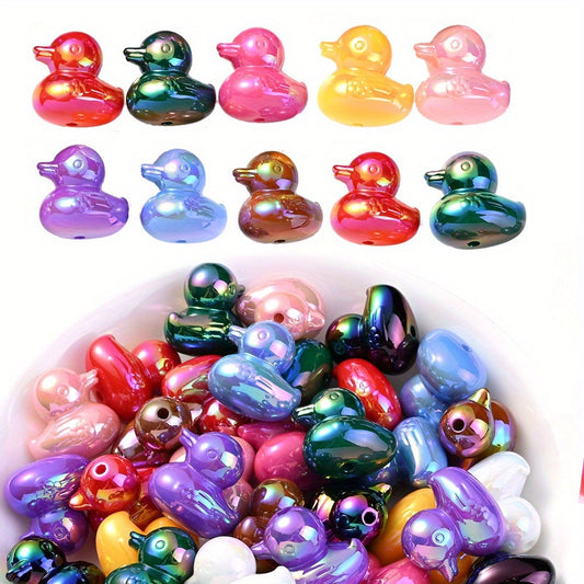 Jewelry Making Beads - Focal for Pens 30pcs 3D Duck Acrylic Bulk for Beadable Pens, Keychains - main product view