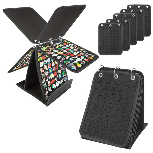 Jewelry Organizer - Pin Display Holder Brooch 5-Page Felt Badge Storage Binder 3-Ring - main product view