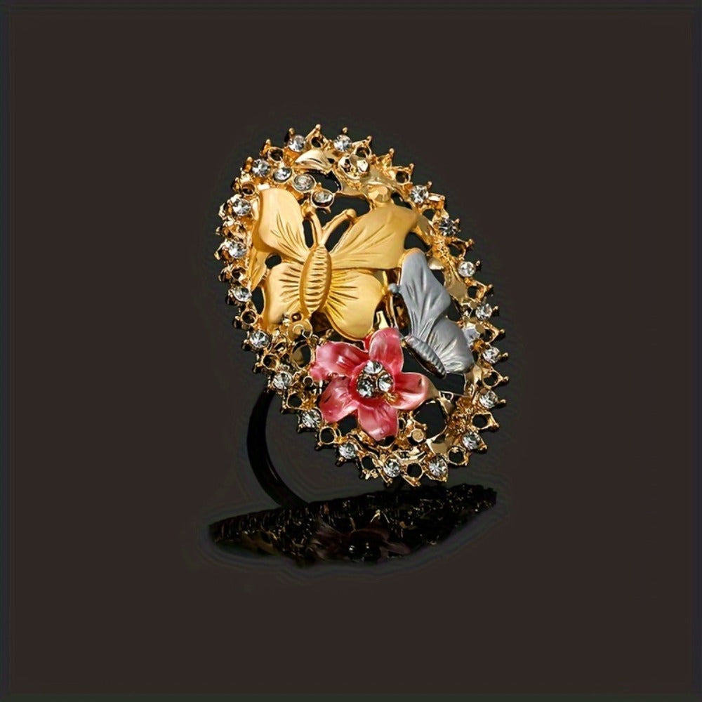 Jewelry Set for Women - Elegant Gold for - Versatile Zinc Alloy Accessories for Autumn, Winter & - product detail view 9