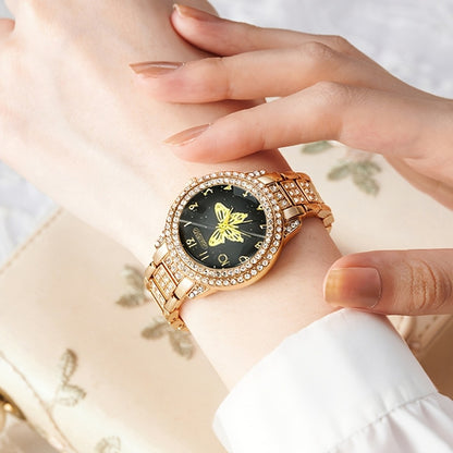 Jewelry Set with Watch - Women & 6 Pieces Luxury Ladies Wristwatch with Bracelet, Necklace - product detail view 27