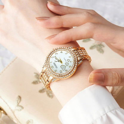 Jewelry Set with Watch - Women & 6 Pieces Luxury Ladies Wristwatch with Bracelet, Necklace - product detail view 29