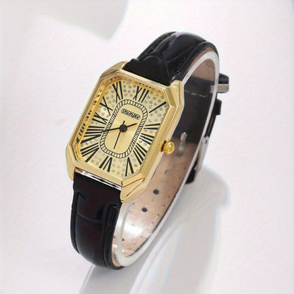 Jewelry Set with Watch - Women 6PCS Luxury Rhinestone Bracelet Ring Necklace Earrings Quartz - product detail view 58