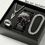 black A+silvery Bracelet set