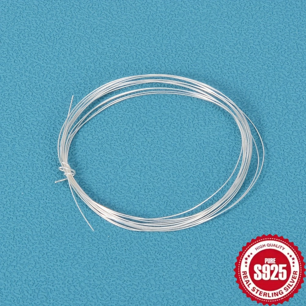 Jewelry Wire - Silver for Making Handcrafted Braiding , Thin Craft DIY Beading Wrapping - product detail view 2