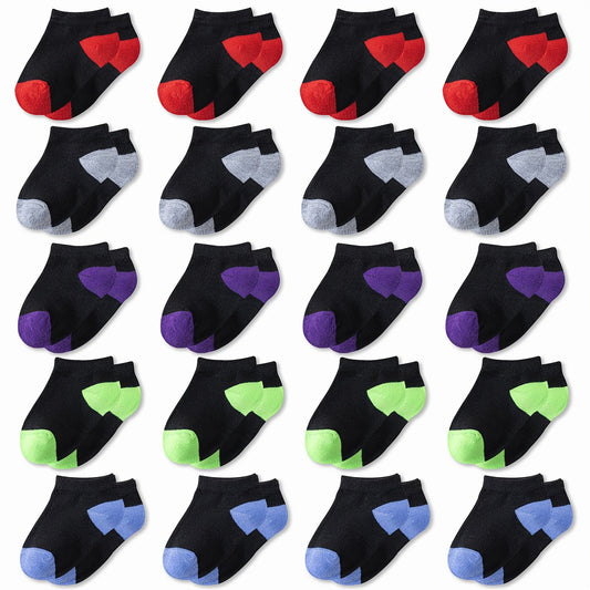 Kids' Athletic Ankle Socks - 20-Pair Pack – main product image