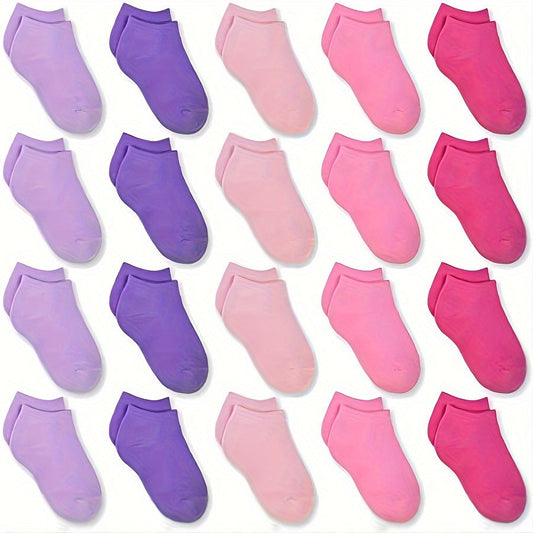 Kids' Breathable School Socks - 20-Pair Pack – main product image