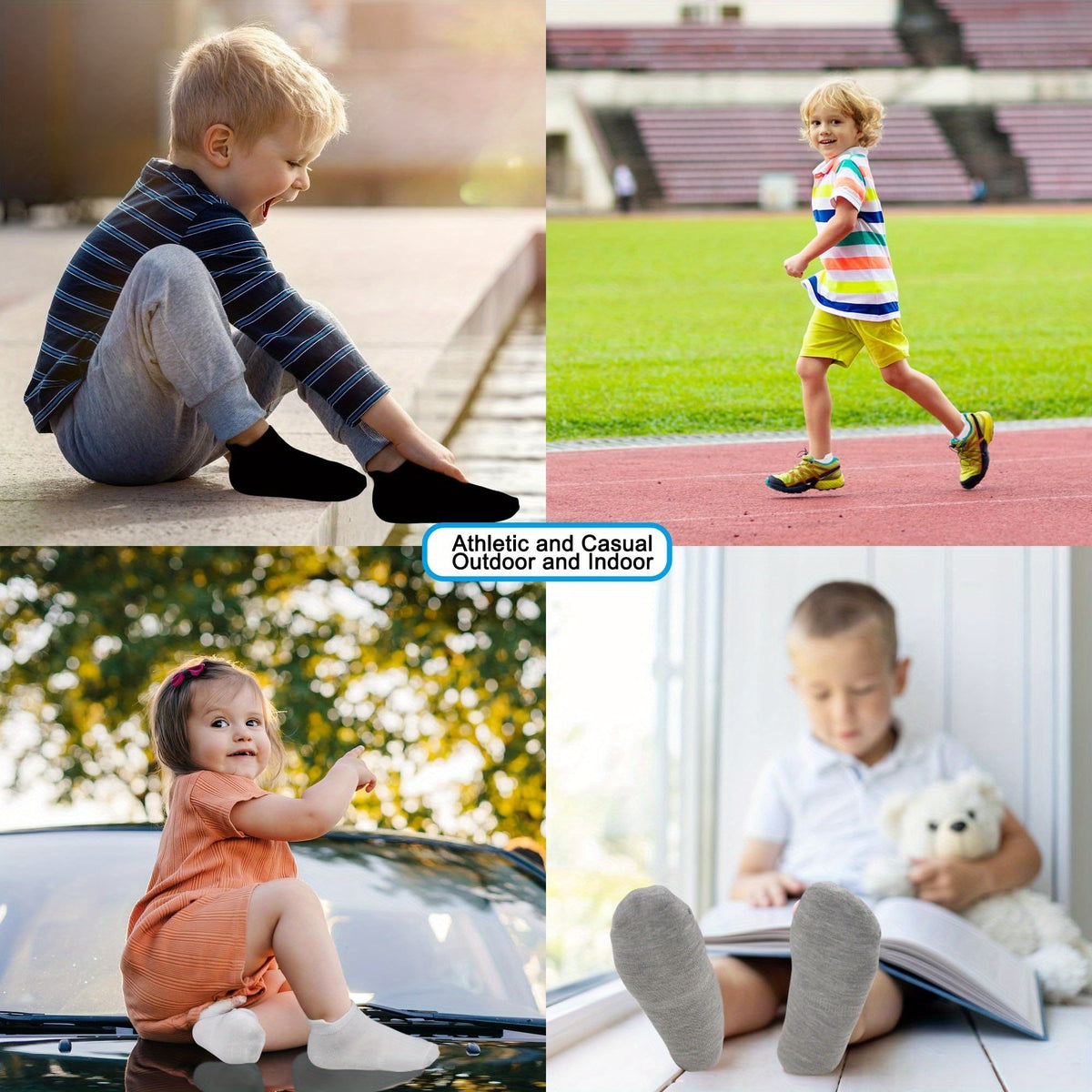 Kids' Colorblock Baby & Kids Socks - 20-Pair Pack – view 7