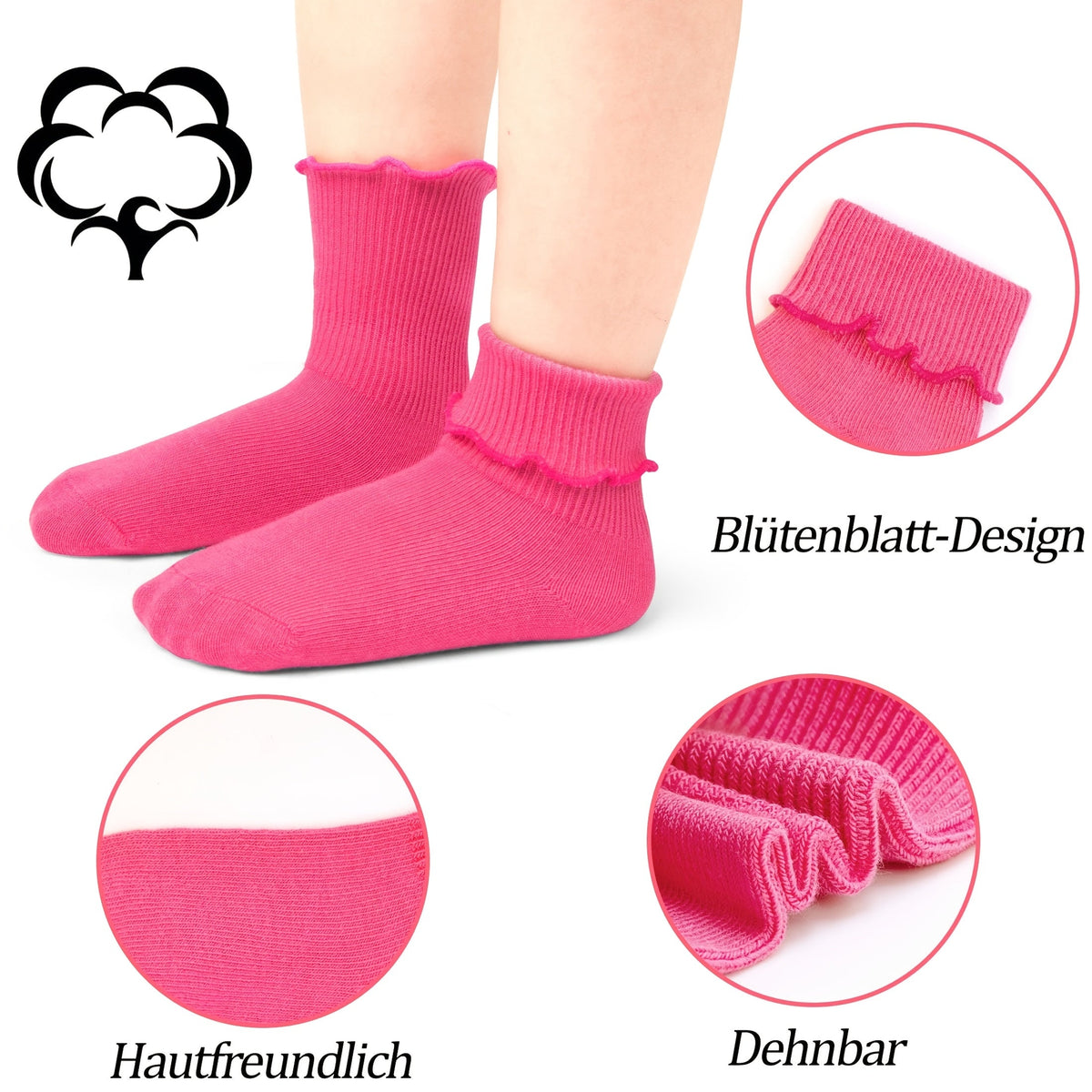 Kids' Cute Print Baby & Kids Socks - 24-Pair Pack – view 2