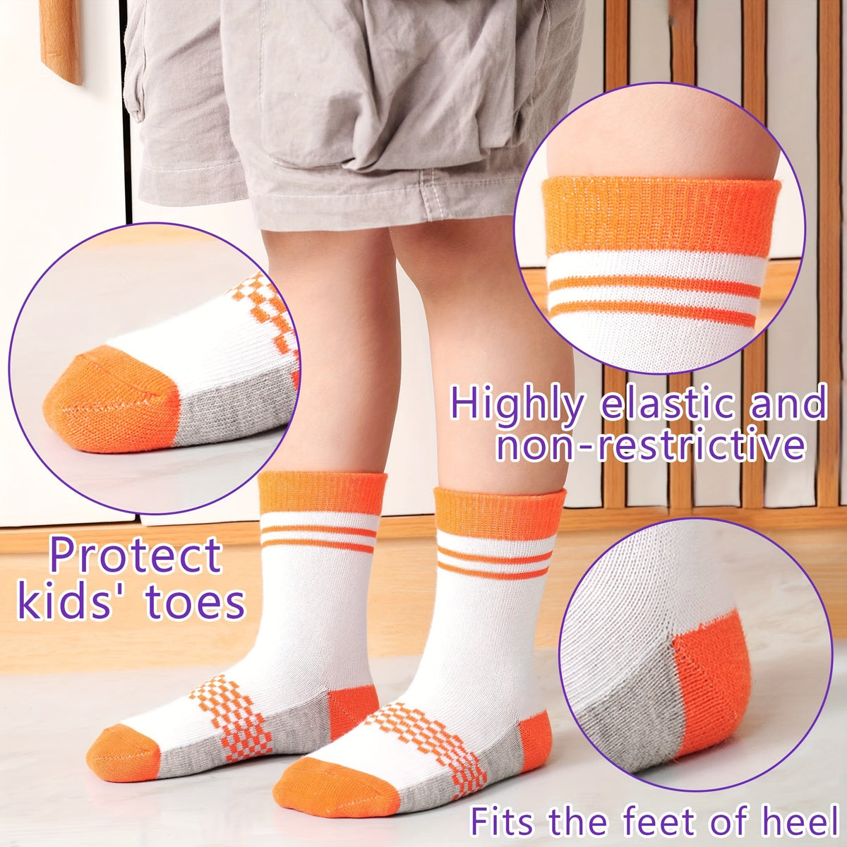 Kids' Cute Print Baby & Kids Socks - 24-Pair Pack – view 7