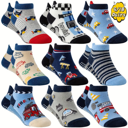 Kids' Cute Print Baby & Kids Socks - 9/18-Pair Options – main product image