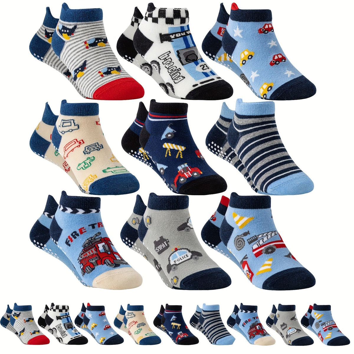 Kids' Cute Print Baby & Kids Socks - 9/18-Pair Options – view 5