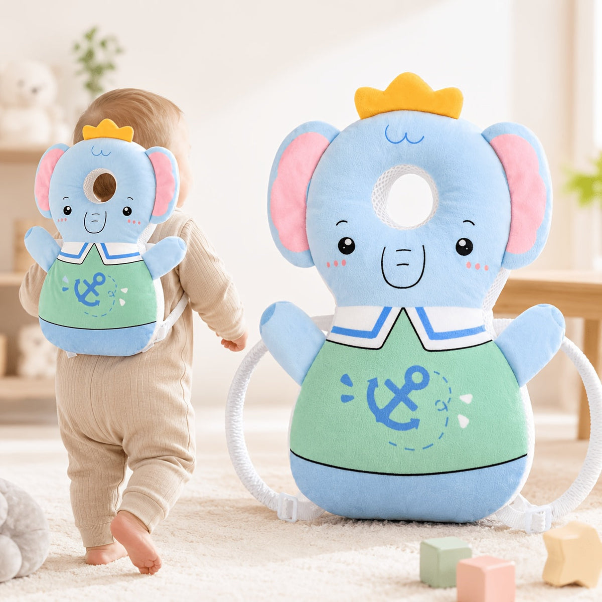 Kids' Cute Print Backpack – Polyester blend – view 3