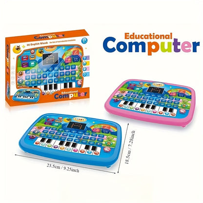 Kids Electronic Learning Tablet Toy - Letters, Numbers, Music and Piano Keys – view 2