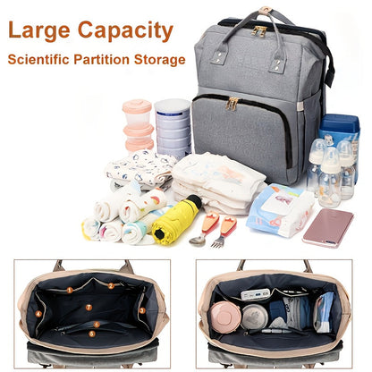Kids' Everyday Diaper Bag – Black / Gray – main product image