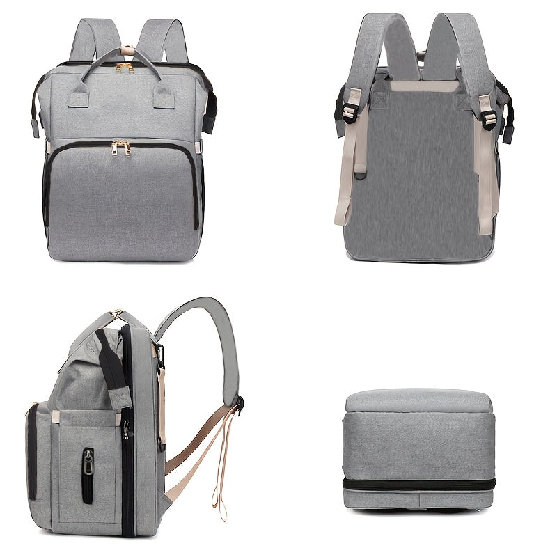 Kids' Everyday Diaper Bag – Black / Gray – view 6