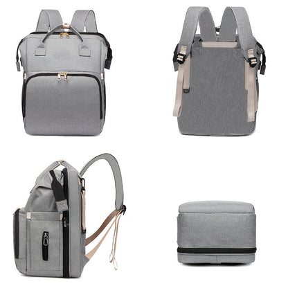 Kids' Everyday Diaper Bag – Black / Gray – view 6