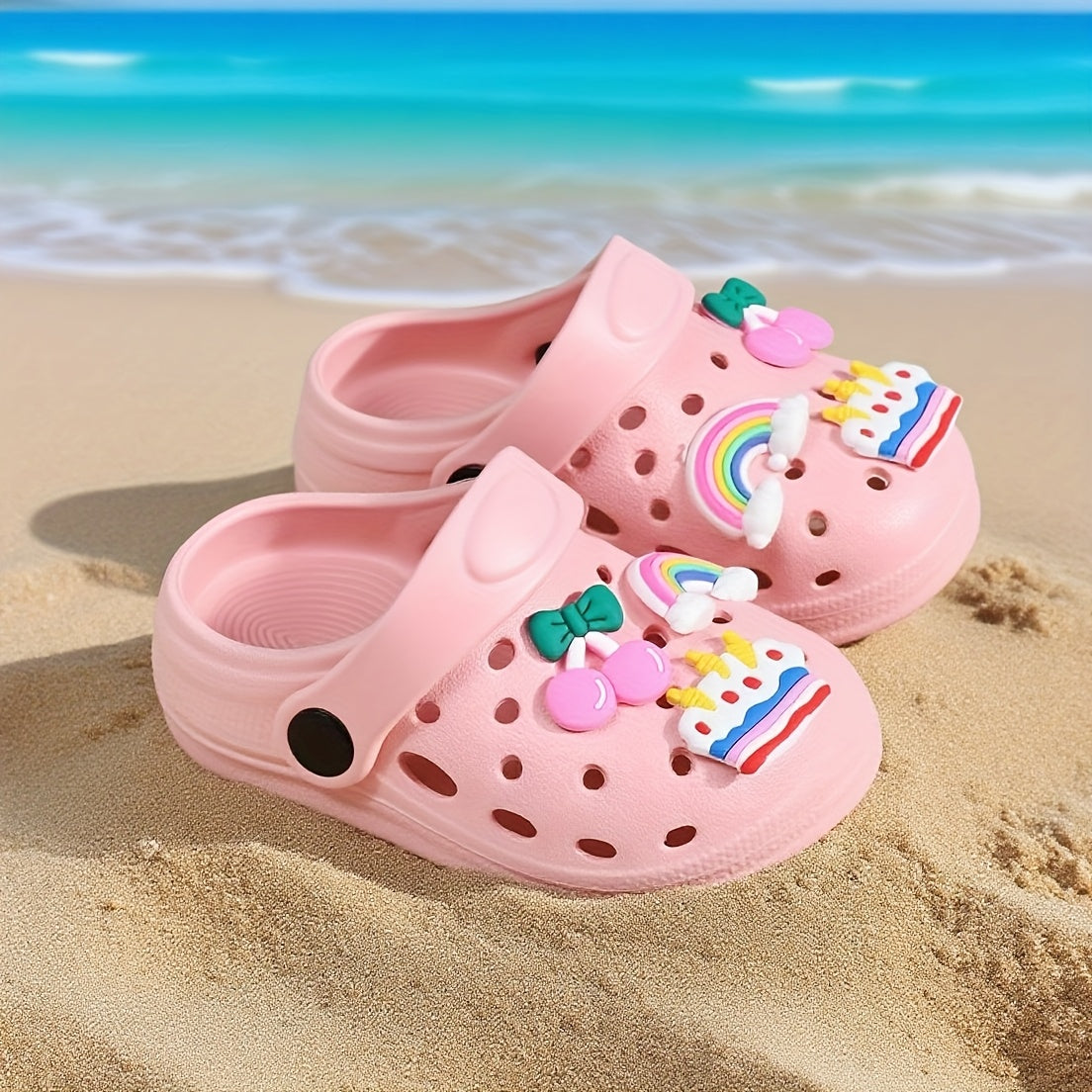 Kids' Flip Flops - Breathable Mesh & Non-Slip Sole – view 4