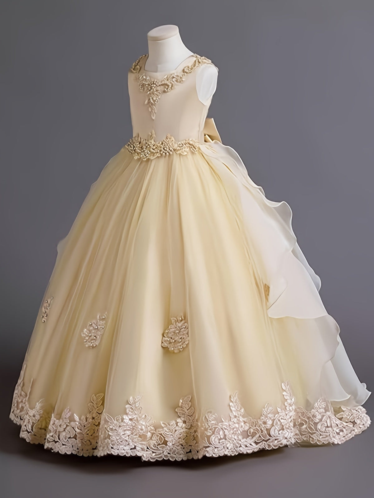 Kids' Floral Dress – view 5