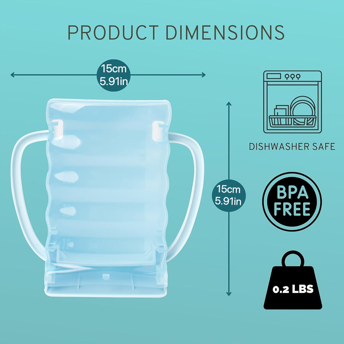 Kids Food Pouch Holder - 2-Pack Anti-Squeeze Stand – view 4