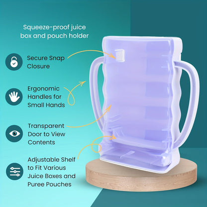Kids Food Pouch Holder - 2-Pack Anti-Squeeze Stand – view 7