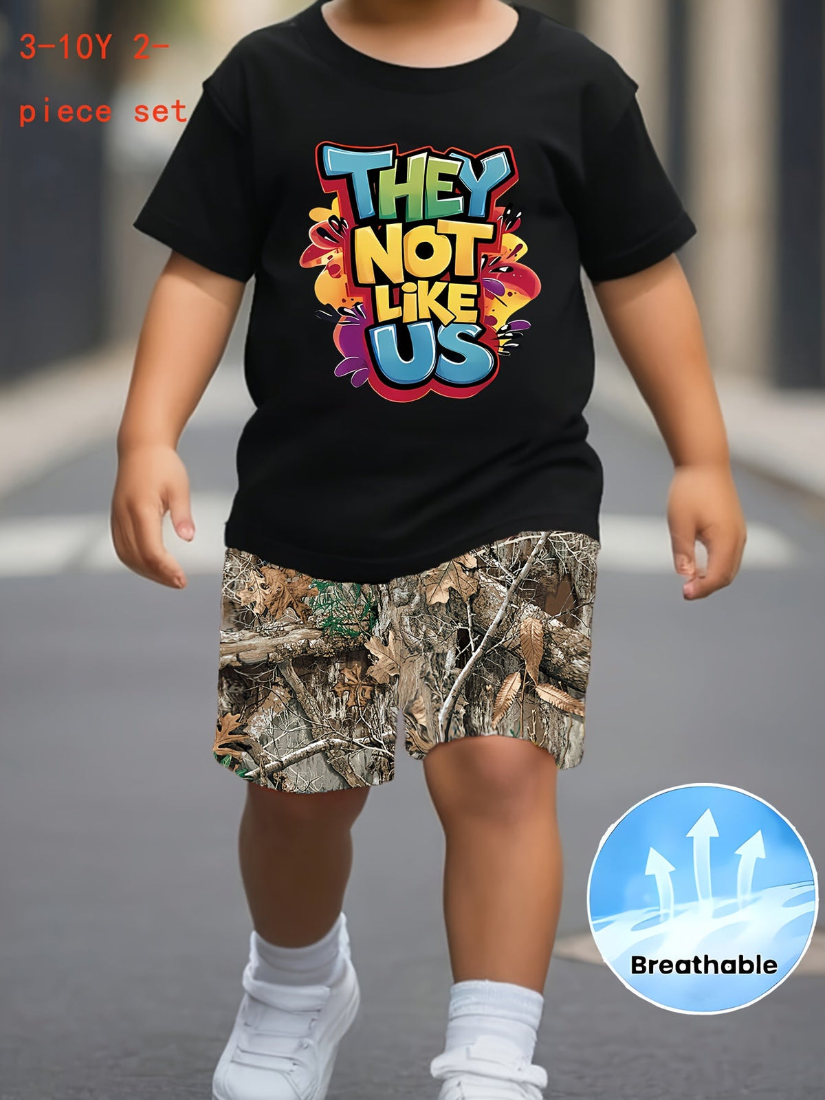 Kids' Graphic Outfit Set – view 2