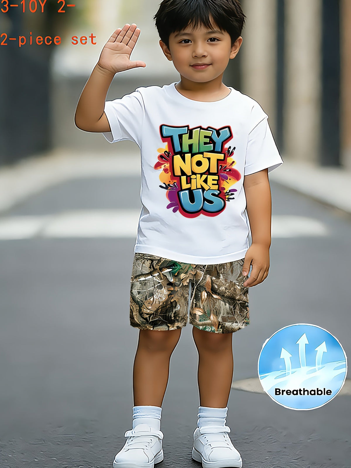 Kids' Graphic Outfit Set – view 3
