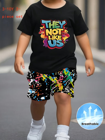 Kids' Graphic Outfit Set – White option – view 6