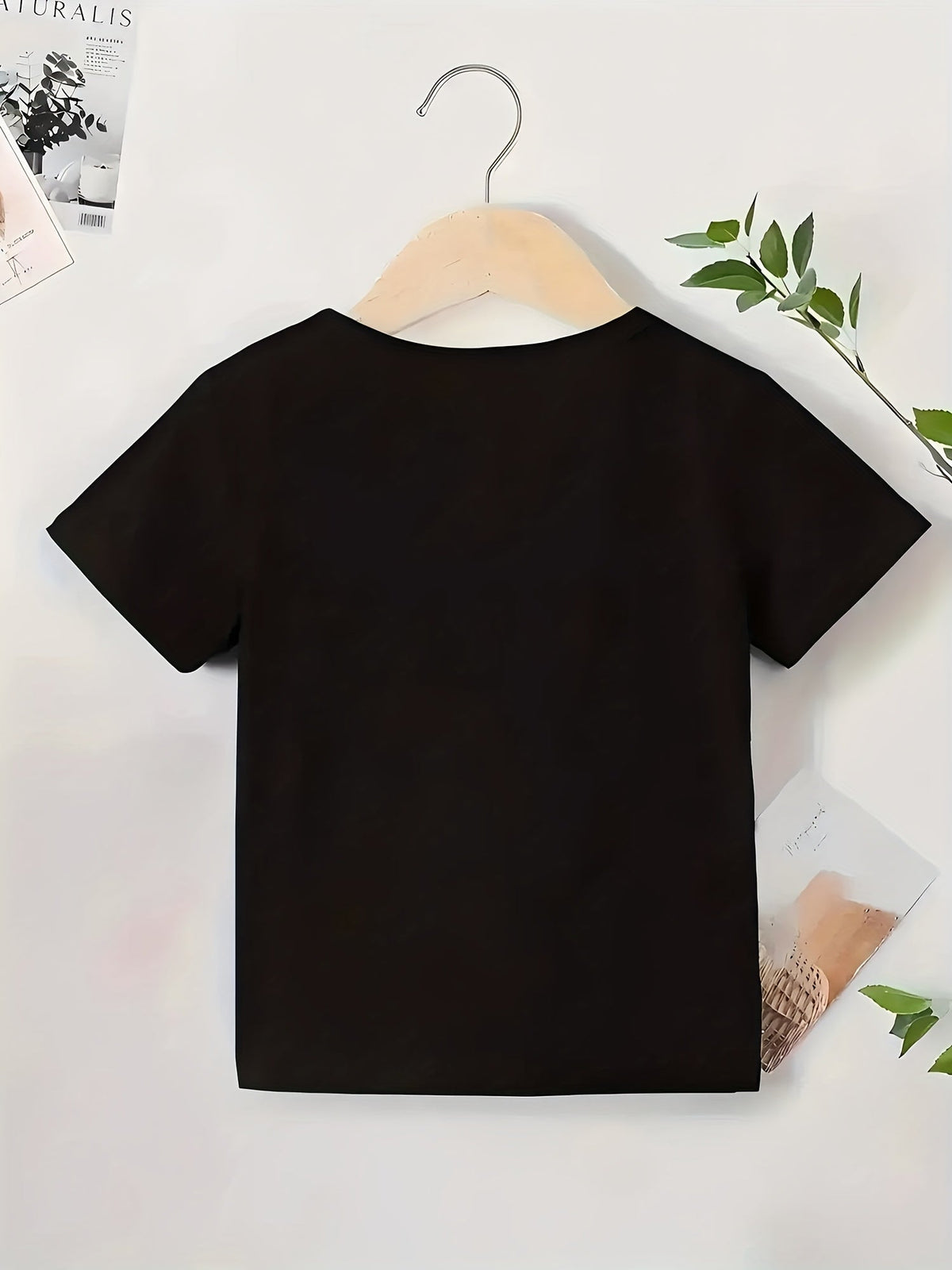 Kids Graphic T-Shirt – Black – view 2