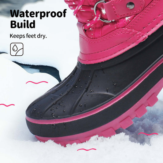 Kids' Insulated Snow Boots - Warm Winter Design – main product image