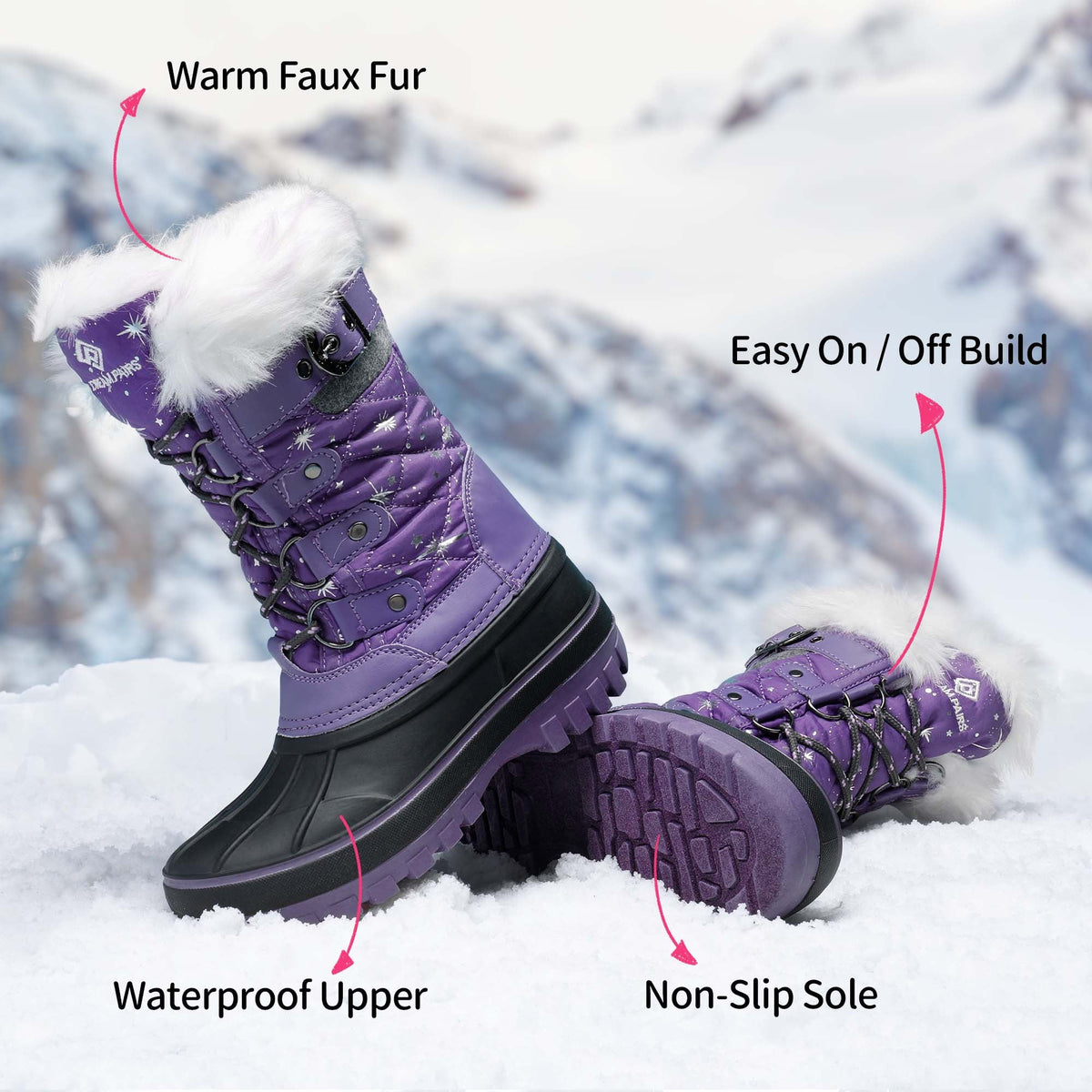 Kids' Insulated Snow Boots - Warm Winter Design – view 2