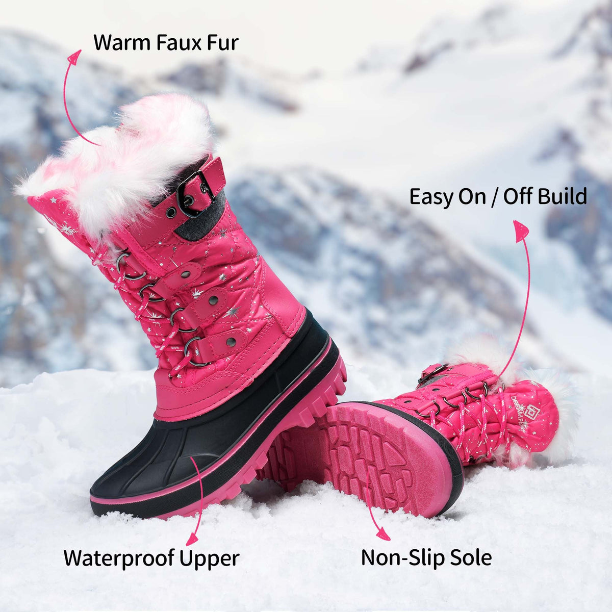 Kids' Insulated Snow Boots - Warm Winter Design – view 6