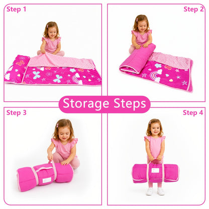 Kids Nap Mat - Foldable Cooling Preschool Sleep Set – view 8