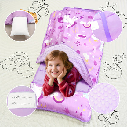 Kids Nap Mat - Foldable Cooling Preschool Sleep Set – view 9