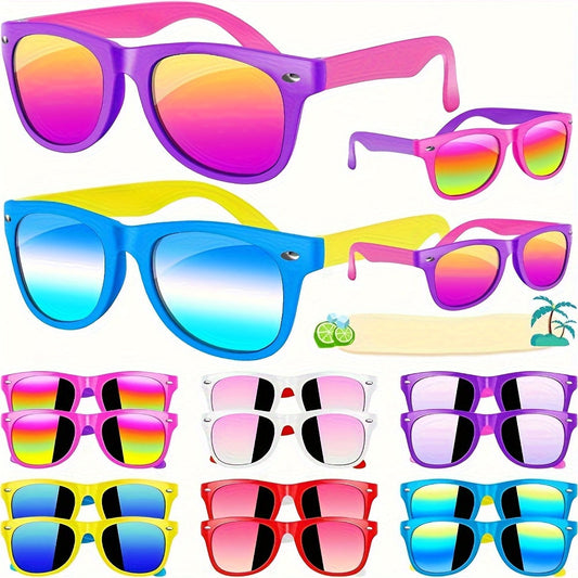 Kids Neon Party Favor Sunglasses - Colorful Bulk Birthday Style – main product image