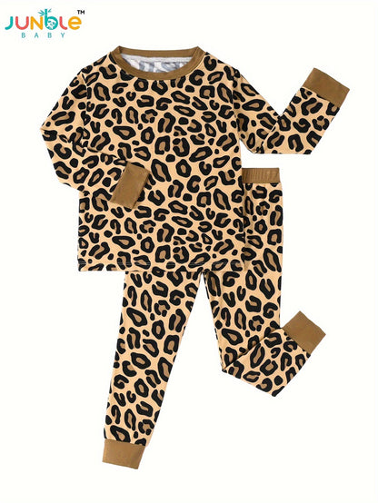 Kids' Pajama Set - Leopard Print – view 4