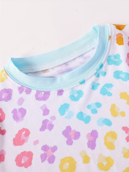 Kids' Pajama Set - Leopard Print – view 7