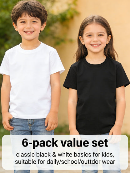 Kids' Quick-Dry Mesh T-Shirts - 5/6/8-Pack – view 8