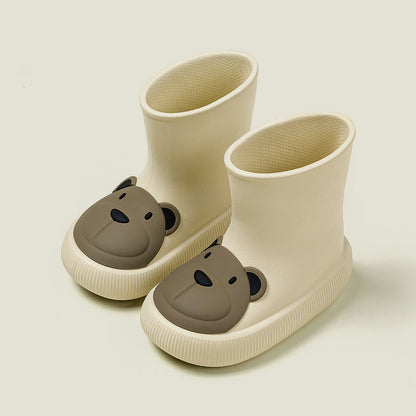 Kids' Rain Boots - Non-Slip Sole & Lightweight – Yellow option – view 10